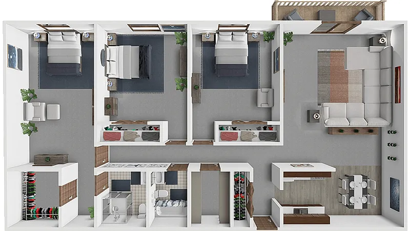 Floor plan B 3X2 SUNFISH