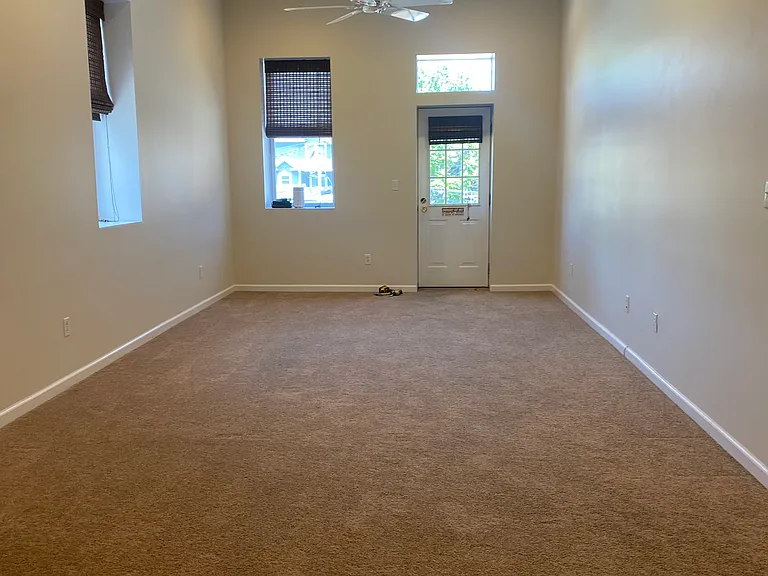 Huge Living room with ceiling fan