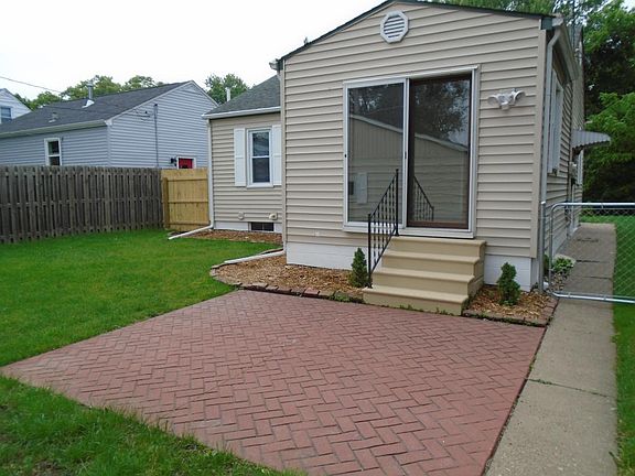 Red brick patio