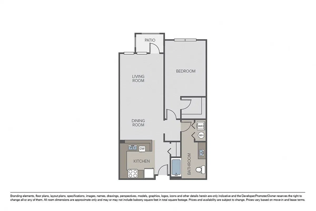 Floor plan Plan 1E