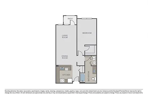 Floor plan Plan 1E