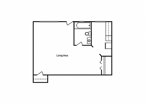 Floor plan Studio Floor Plan