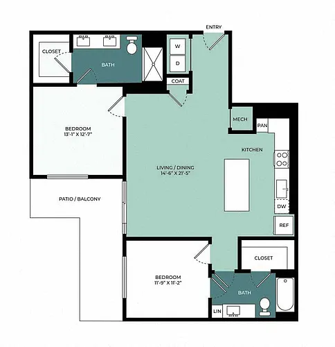 Floor plan B2