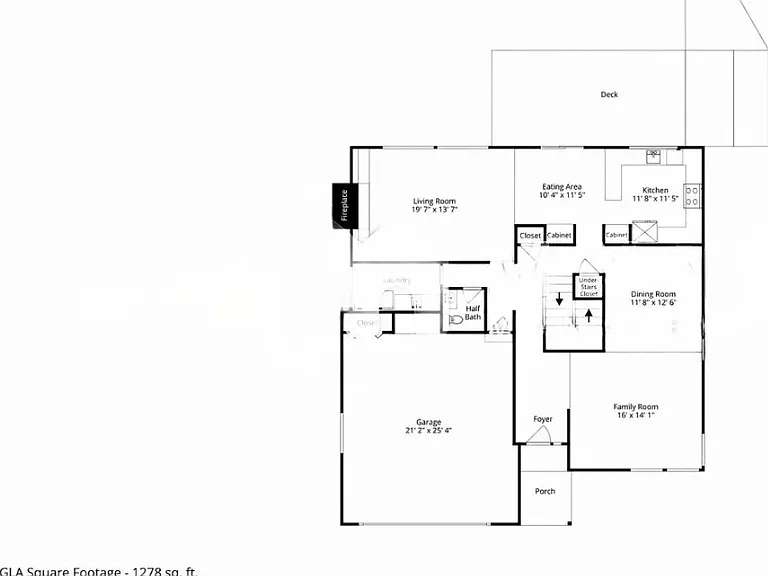 First floor, floorplan