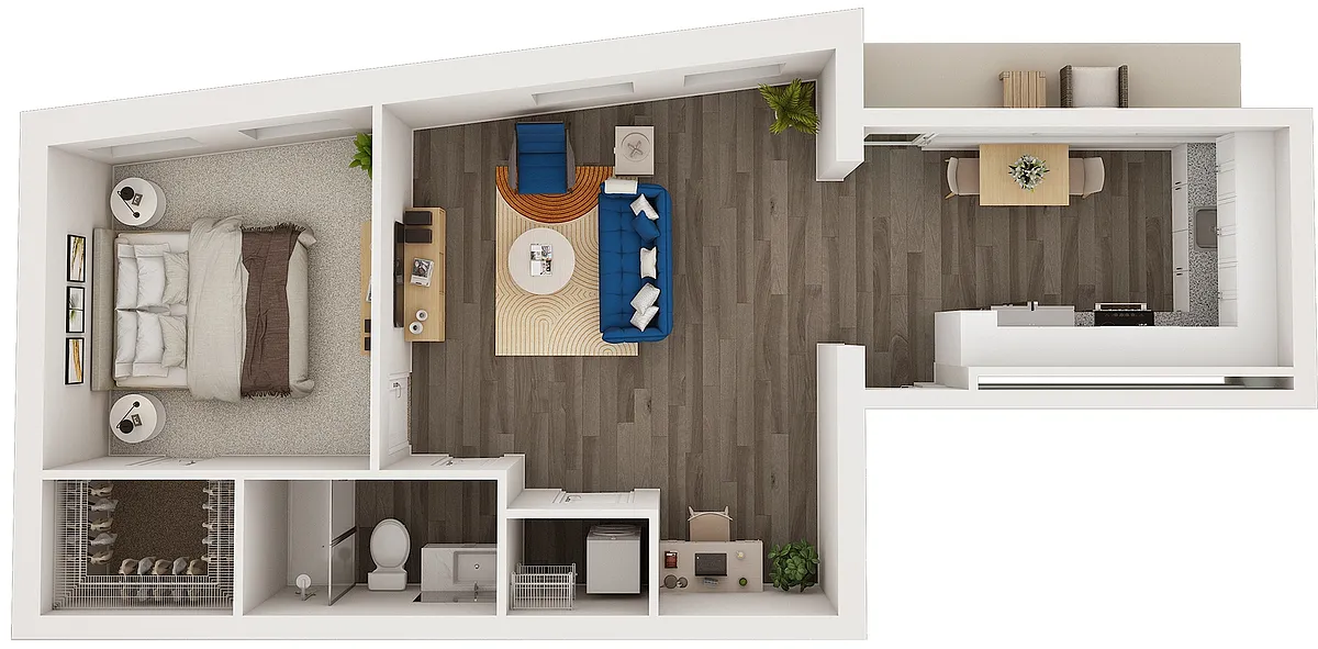 Floor plan APT 5 - UNION STATION