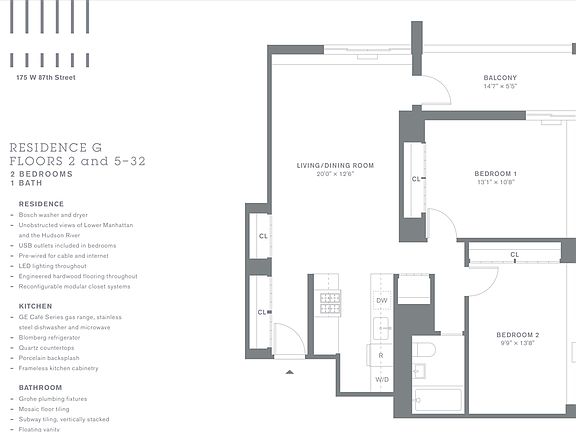 2nd image of 175 W 87th St APT 32G
