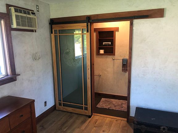 Half bathroom in the master bedroom.