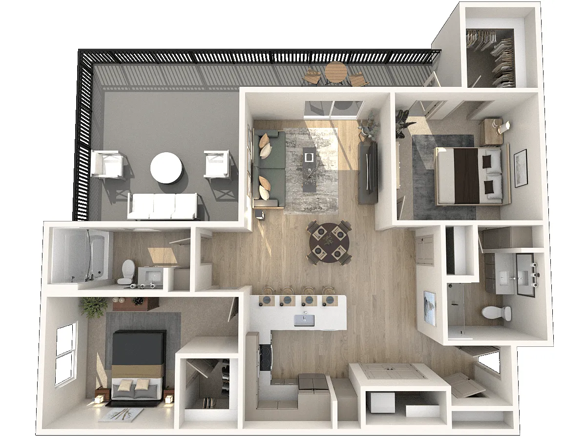 Floor plan B3