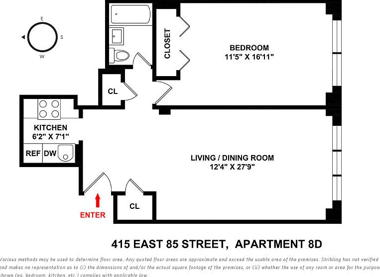 1st image of 415 E 85th St APT 8D