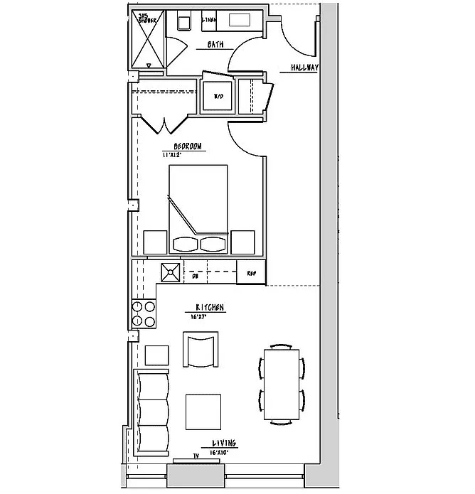 Floor plan Spoke