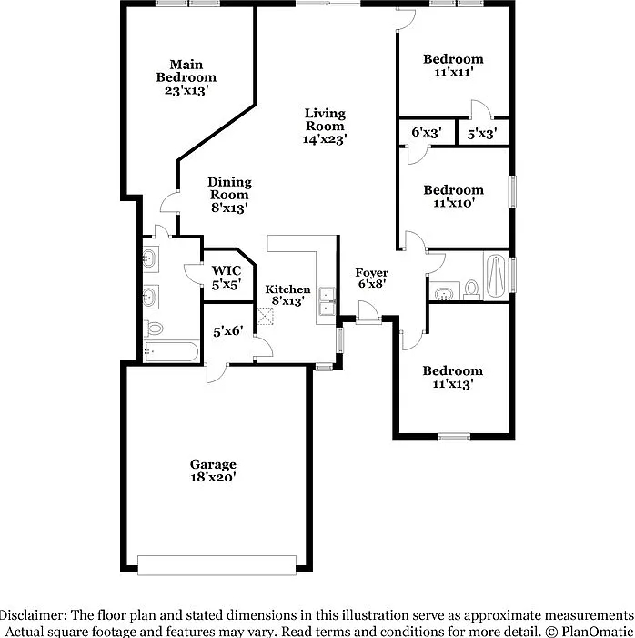 4 bed, 2.0 bath, 1523 sqft, $3,870 — Photo 2