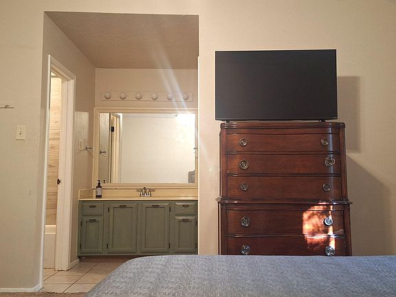 Dresser and TV