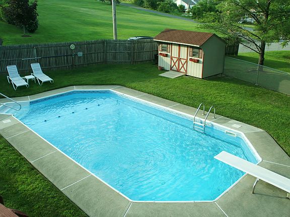 Pool View from Deck