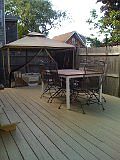 Back Deck overlooking Gazebo