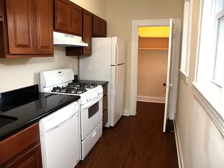 Kitchen with walk in pantry