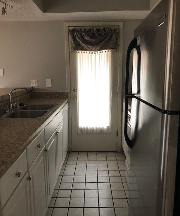 Modern kitchen with fairly new appliances