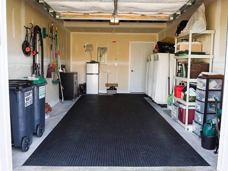 Attached, direct access garage with remote access