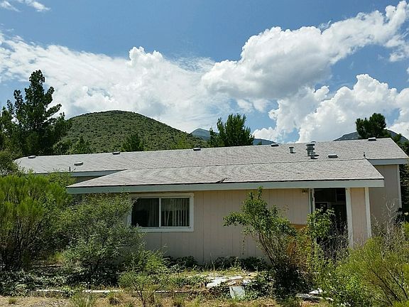 Back of home. Stick on roof