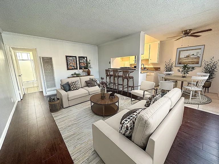 Open concept living space