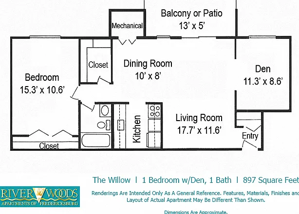 Riverwoods Apartments of Fredericksburg — Photo 11