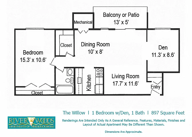 Floor plan The Willow