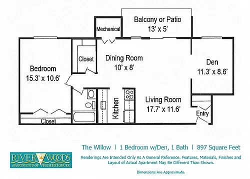 Floor plan The Willow