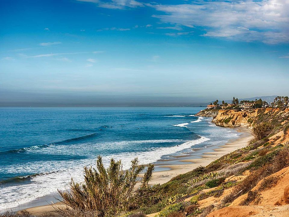 Enjoy a glimpse of the amazing Carlsbad Coastline, a short drive away.
