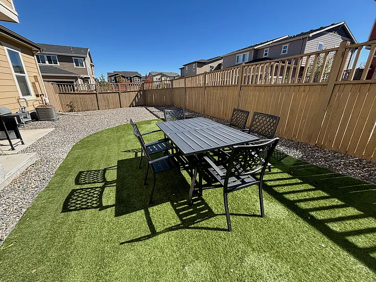 New outdoor dining set