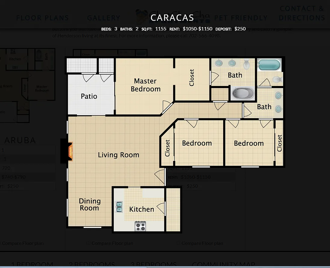 Floor plan Caracas