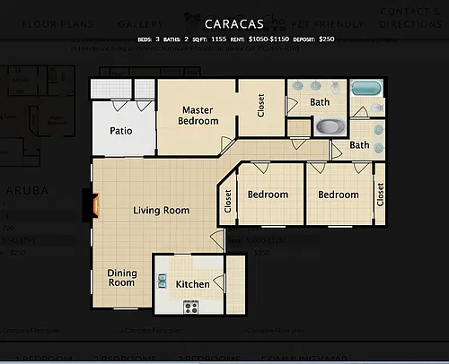 Floor plan Caracas