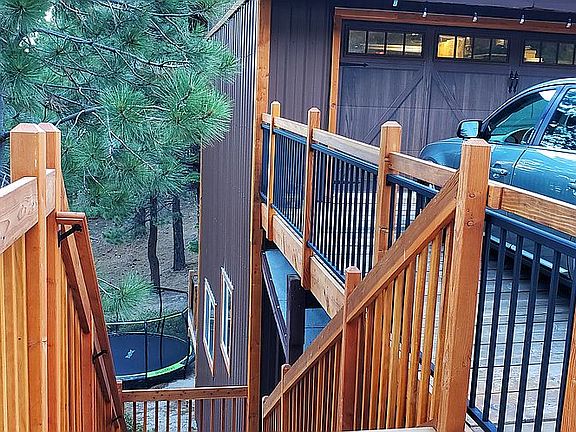 South exterior stairs