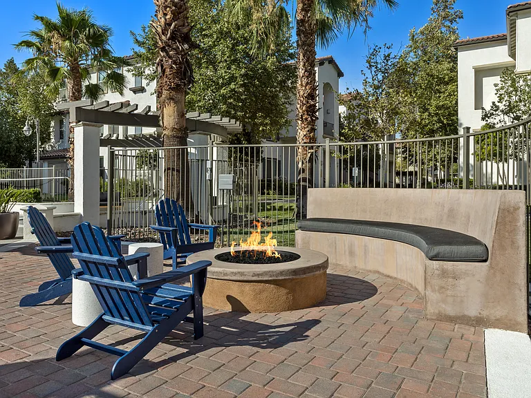 Gather around the firepit for cozy nights and conversation.