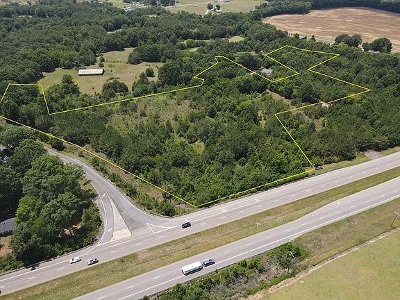 Looking east across the property