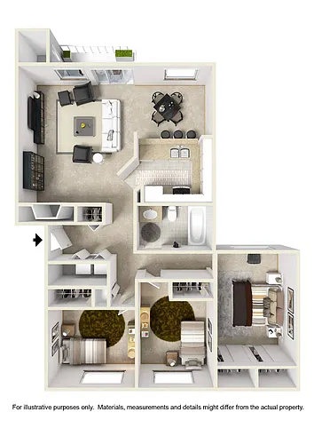 Floor plan NACHEZ