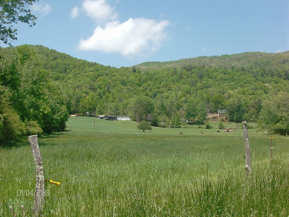 View from bottom of pasture back to home
