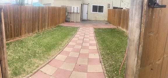 Backyard patio