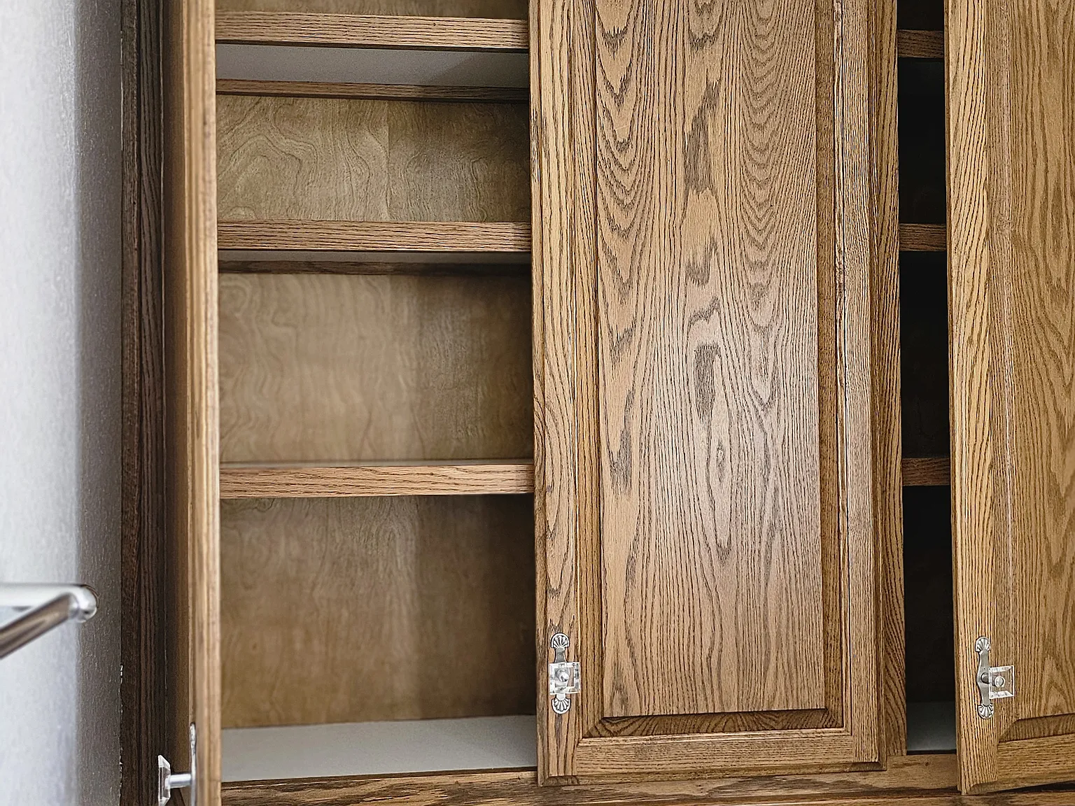 Storage in bathroom area