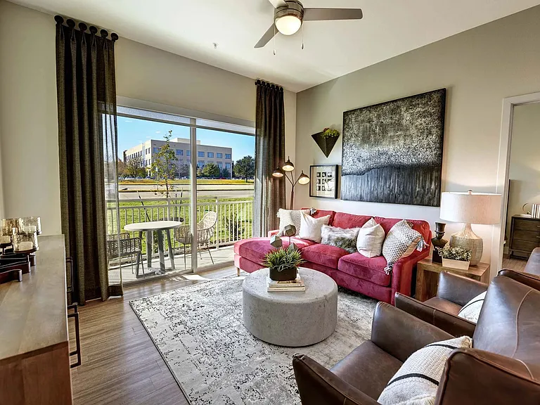 Private balconies and patios in select homes.