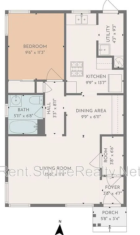 1 bed, 1.0 bath, 750 sqft, $1,900 — Photo 3