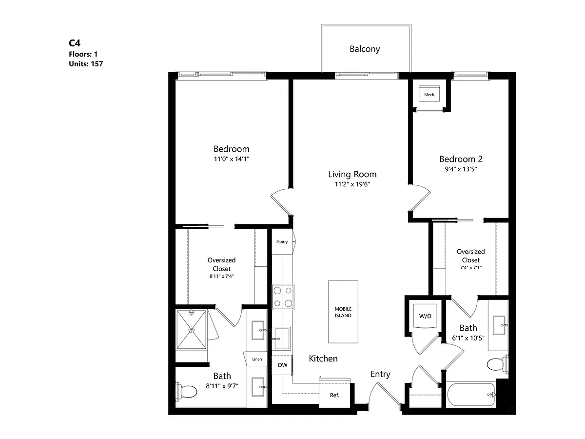 Floor plan C4