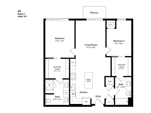 Floor plan C4