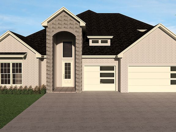 Front Elevation Taller Front Porch-Upgrade