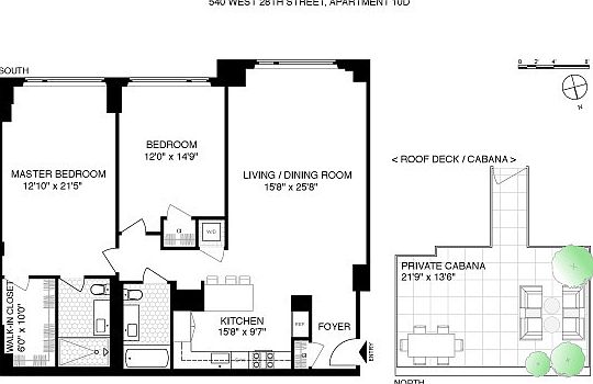 2nd image of 540 W 28th St #10D