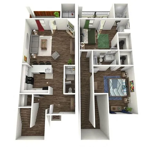 Floor plan Vista Townhome