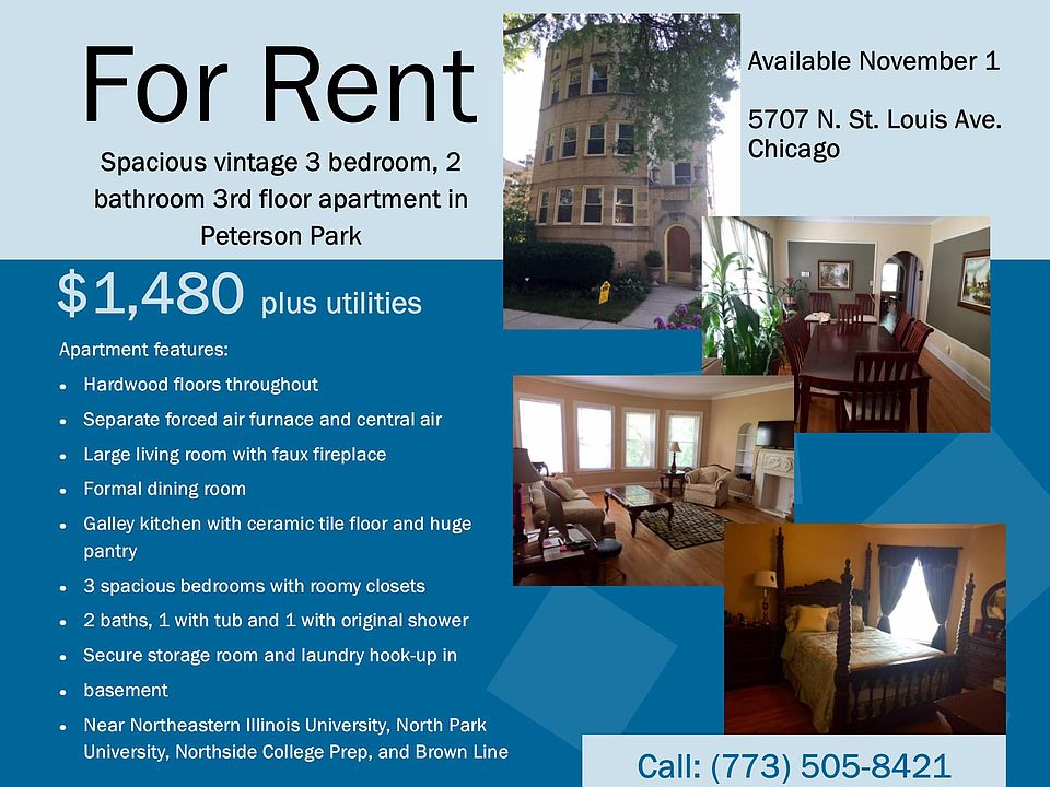 2nd image of 5707 N Saint Louis Ave APT 3