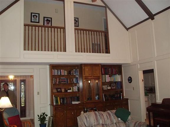 2 story living room