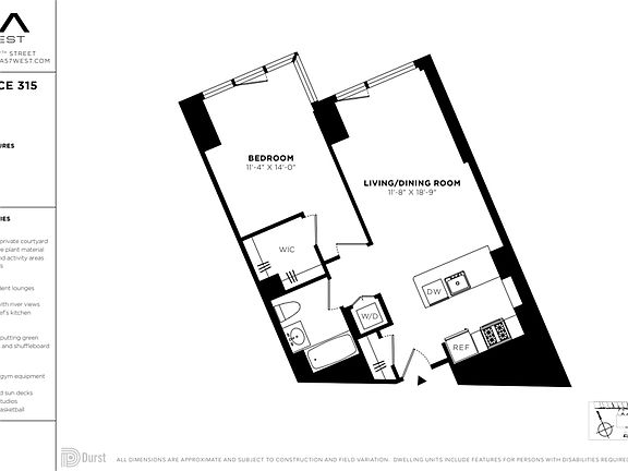 2nd image of 625 W 57th St APT 315