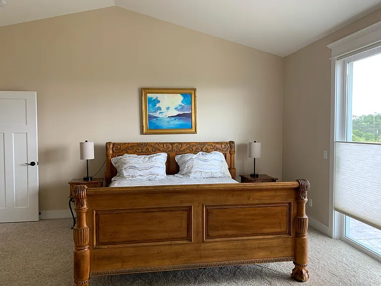 Primary bedroom and slider