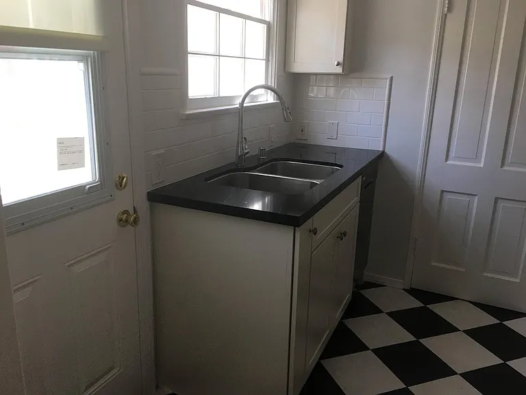 Back door and Kitchen