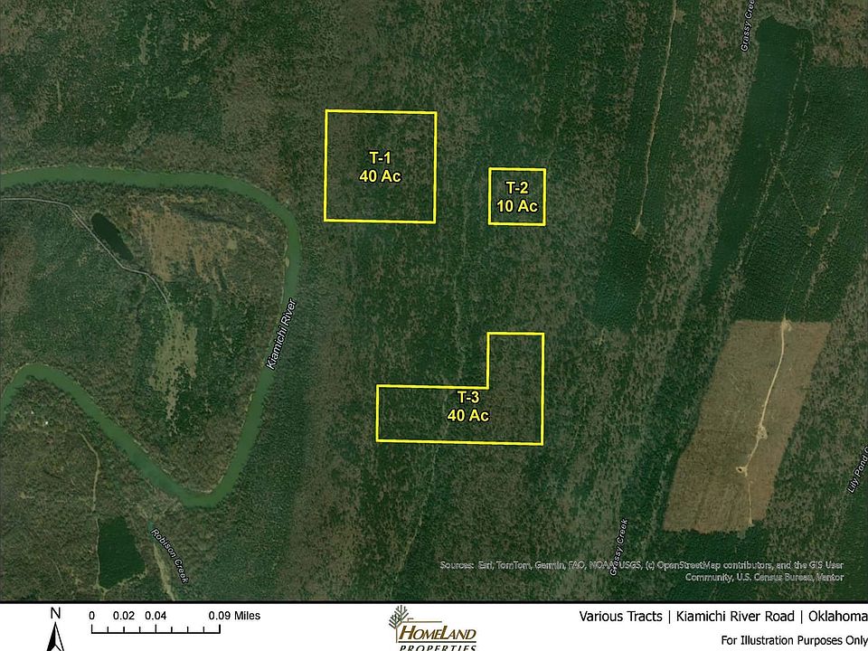Varioustracts Kiamachiriver Aerial